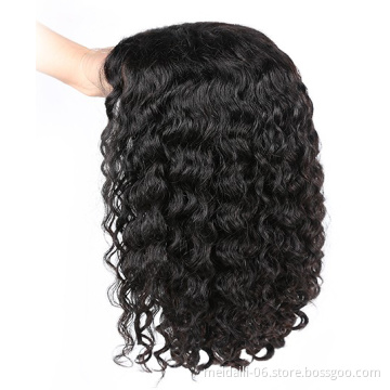 Kinky Curly Lace Front Human Hair Wigs 13x4 Lace Frontal Wigs With Baby Hair Short Bob Lace Frontal Wigs